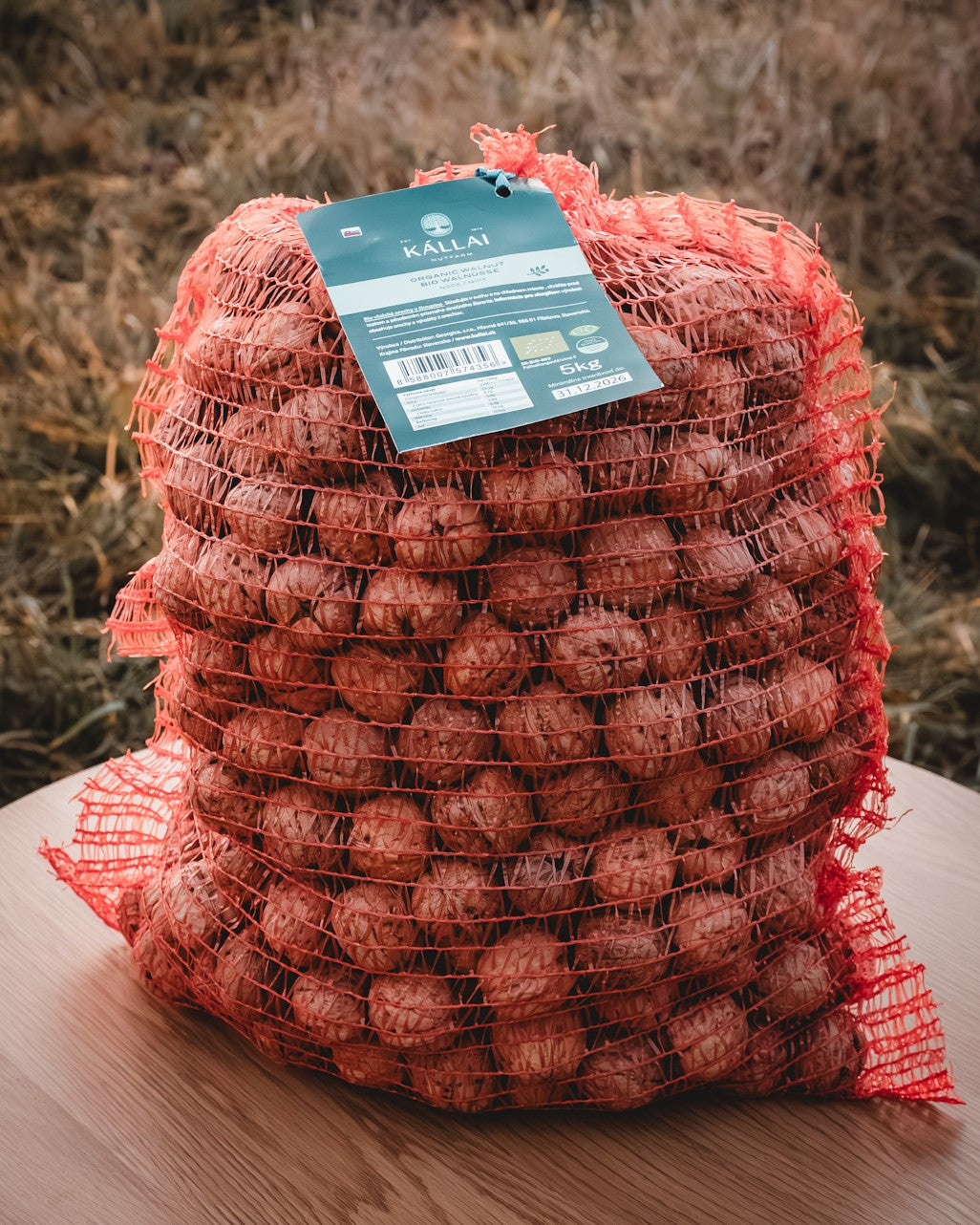 BIO Orechy v škrupine kalibrované KÁLLAI vo vreci