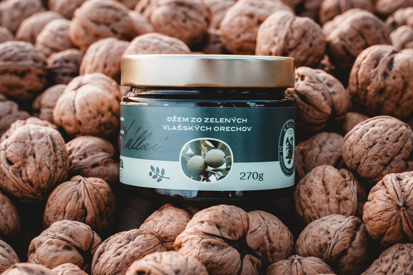 Green walnut jam