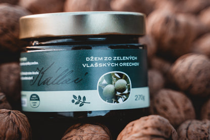 Green walnut jam
