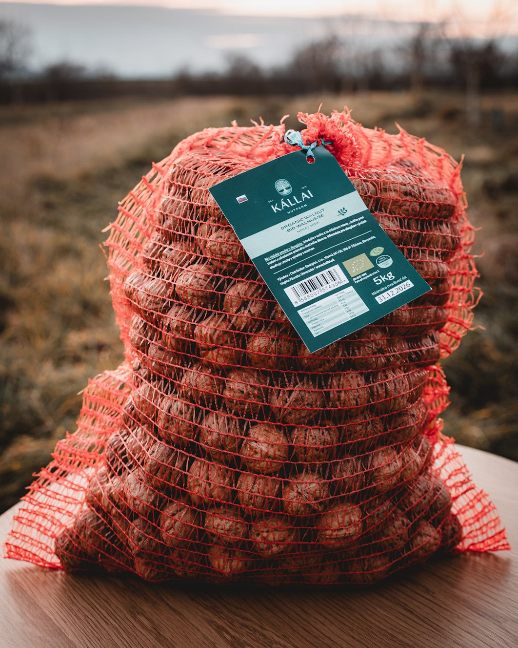 BIO Orechy v škrupine kalibrované KÁLLAI vo vreci